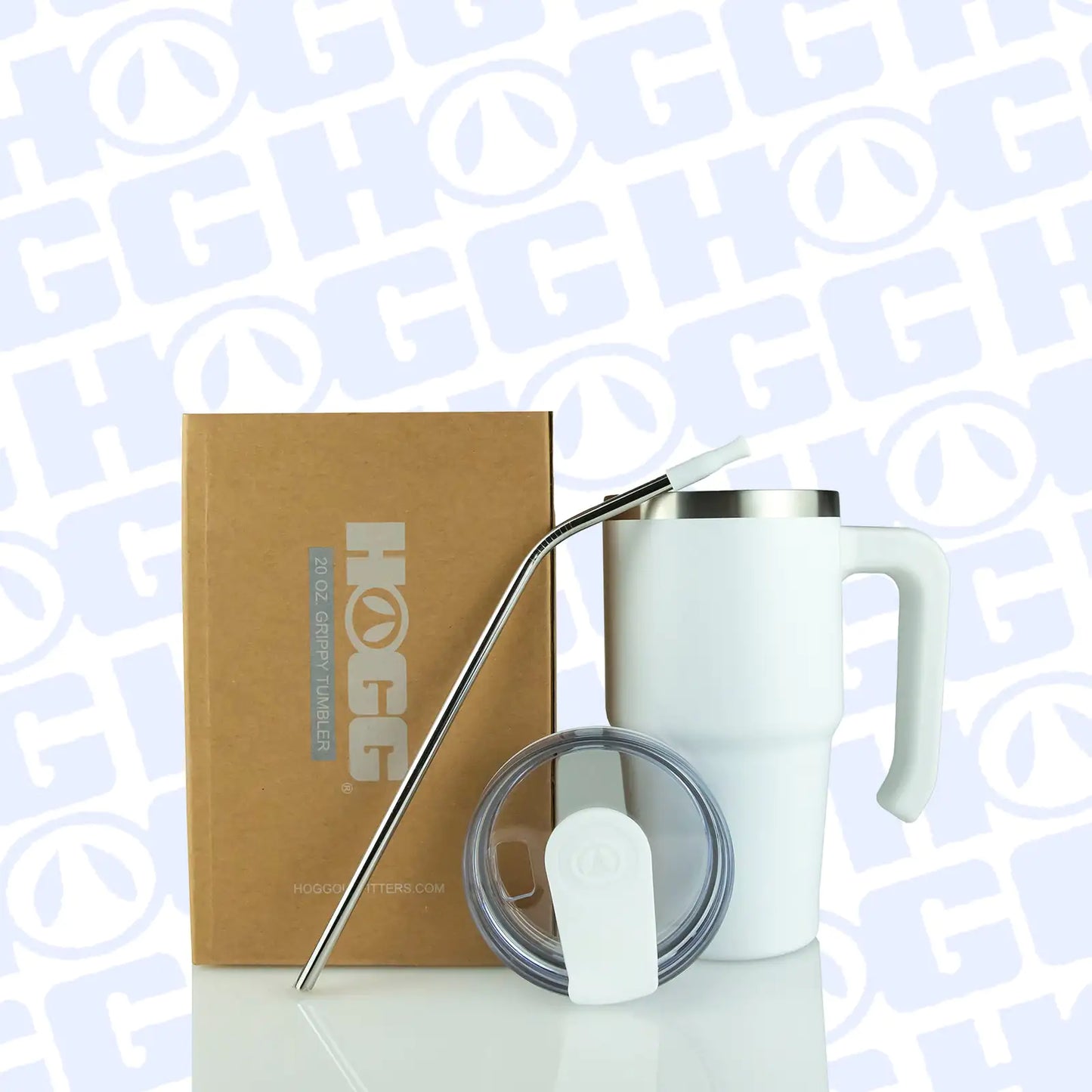 20oz POWDER COATED GRIPPY TUMBLER